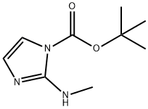 1H-Imidazole-1-carboxylic acid, 2-(methylamino)-, 1,1-dimethylethyl ester Structure