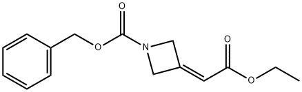Benzyl 3-(2-ethoxy-2-oxoethylidene)azetidine-1-carboxylate, 1935971-61-1, 结构式