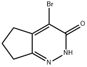 4-溴-6,7-二氢-2H-环戊二烯并[C]哒嗪-3(5H)-酮, 1935980-07-6, 结构式