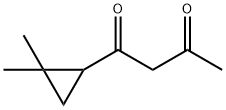 1,3-Butanedione, 1-(2,2-dimethylcyclopropyl)- Struktur