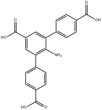 [1,1':3',1''-Terphenyl]-4,4'',5'-tricarboxylic acid, 2'-amino- Struktur