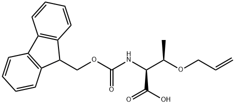 Fmoc-Thr(Allyl)-OH Structure