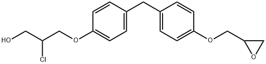 Bisphenol F Glycidyl (2-Chloro-1-propanol) Ether Struktur