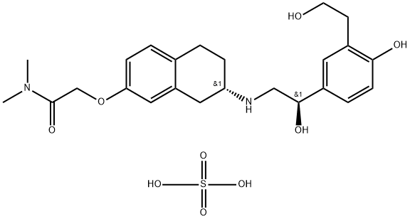硫酸ベドラドリン 化学構造式