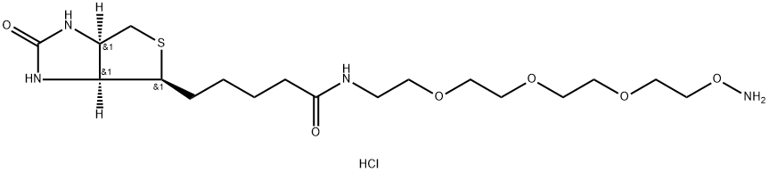 Biotin-dPEG??-oxyamine. HCl Struktur