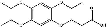 3-(2,4,5-三乙氧基苯氧基)丙酸, 1951442-04-8, 结构式