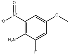 2-Fluoro-4-methoxy-6-nitro-phenylamine 结构式