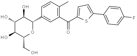 Canagliflozin Impurity 17 Structure