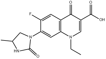 Lomefloxacin Impurity Struktur