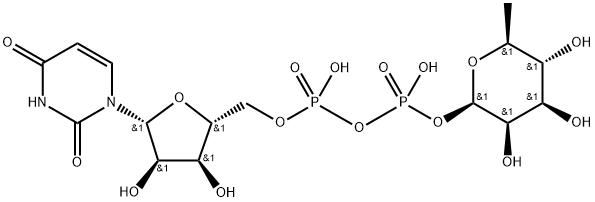 尿苷-5'-二磷酸鼠李糖,1955-26-6,结构式