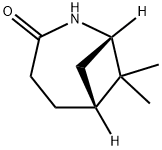 (1S,6R)-7,7-dimethyl-2-azabicyclo[4.1.1]octan-3-one 结构式