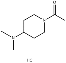 1-(4-(Dimethylamino)piperidin-1-yl)ethanone hydrochloride Structure
