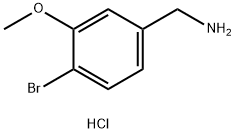 (4-溴-3-甲氧基苯基)甲胺盐酸盐,1956309-63-9,结构式