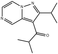 1-Propanone, 2-methyl-1-[2-(1-methylethyl)pyrazolo[1,5-a]pyrazin-3-yl]- 结构式