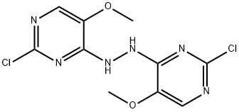 1,2-Bis(2-chloro-5-methoxypyrimidin -4-yl)hydrazine Structure