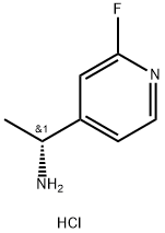(R)-1-(2-氟吡啶-4-基)乙胺盐酸盐 结构式