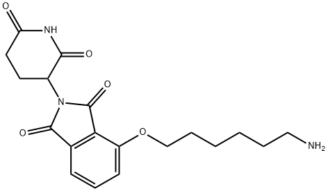 Thalidomide-O-C6-NH2 Struktur