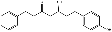 3-Heptanone, 5-hydroxy-7-(4-hydroxyphenyl)-1-phenyl-, (5R)-,1961196-24-6,结构式