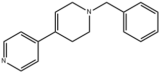 1-benzyl-4-(γ-pyridyl)-1,2,5,6-tetrahydropyridine,196192-00-4,结构式