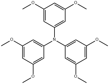 三(3,5-二甲氧基苯基)胺 结构式