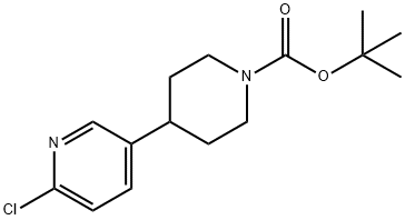 1-BOC-4-(6-氯-3-吡啶基)哌啶,1966993-69-0,结构式