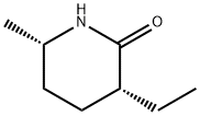 rac-(3R,6S)-3-ethyl-6-methylpiperidin-2-one, cis 结构式