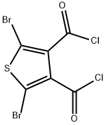 3,4-Thiophenedicarbonyl dichloride, 2,5-dibromo-,197370-01-7,结构式