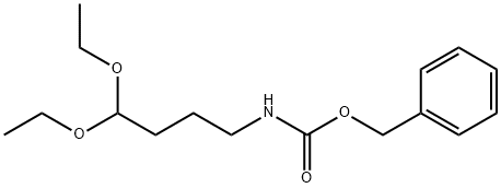 (4,4-二乙氧基丁基)氨基甲酸苄酯,197891-66-0,结构式