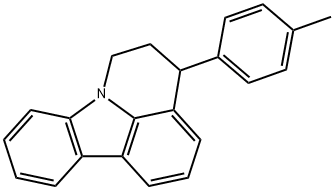 4-(对甲苯基)-5,6-二氢-4H-吡啶并[3,2,1-JK]咔唑, 198019-25-9, 结构式