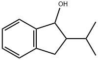 1H-Inden-1-ol, 2,3-dihydro-2-(1-methylethyl)- 结构式