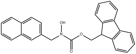 Carbamic acid, hydroxy(2-naphthalenylmethyl)-, 9H-fluoren-9-ylmethyl ester (9CI) Structure