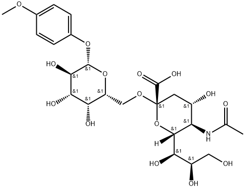 NEU5AC ALPHA(2-6)GAL BETA MP GLYCOSIDE,1984814-41-6,结构式