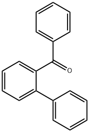 2-ベンゾイルビフェニル 化学構造式