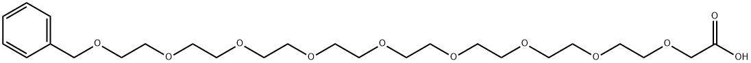 BnO-PEG8-CH2COOH Structure