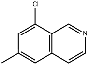 Isoquinoline, 8-chloro-6-methyl- 结构式