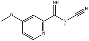 N-Cyano-4-methoxy-picolinimidamide Structure