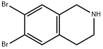 Isoquinoline, 6,7-dibromo-1,2,3,4-tetrahydro- 结构式