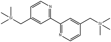 2,2'-Bipyridine, 4,4'-bis[(trimethylsilyl)methyl]- Structure