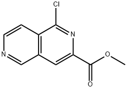 2,6-Naphthyridine-3-carboxylic acid, 1-chloro-, methyl ester,1993227-08-9,结构式