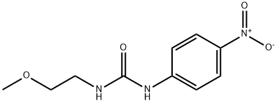 Urea, N-(2-methoxyethyl)-N'-(4-nitrophenyl)- Struktur