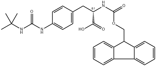 (9H-Fluoren-9-yl)MethOxy]Carbonyl L-Aph(tBuCbm)-OH Structure