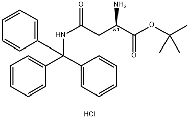 H-D-ASN(TRT)-OTBU.HCL, 1998701-13-5, 结构式