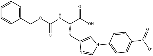 L-Histidine, 1-(4-nitrophenyl)-N-[(phenylmethoxy)carbonyl]- Structure