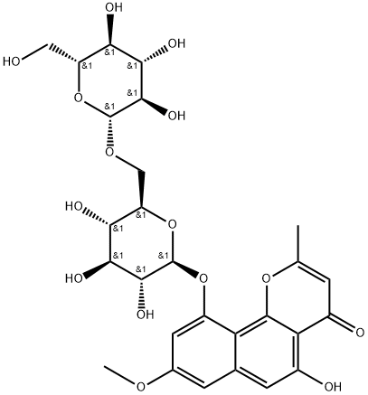 Isorubrofusarin-6-O-β-gentiobioside Structure