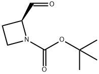 (S)-2-甲酰基氮杂环丁烷-1-羧酸叔丁酯, 200184-45-8, 结构式
