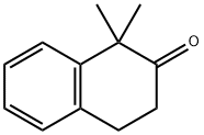 2(1H)-Naphthalenone, 3,4-dihydro-1,1-dimethyl- Struktur