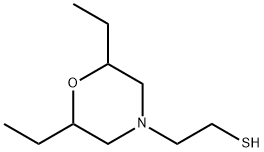 4-Morpholineethanethiol,2,6-diethyl- 结构式
