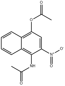 Acetamide, N-[4-(acetyloxy)-2-nitro-1-naphthalenyl]-