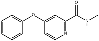 N-methyl-4-phenoxypyridine-2-carboxamide Structure