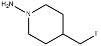 1-氨基-4-(氟甲基)哌啶 结构式